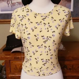 Faded Rose Top size large NWT